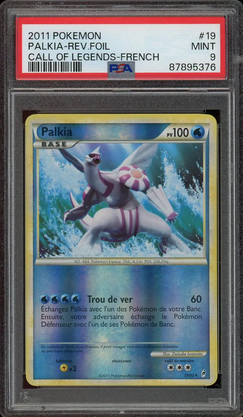 PSA 9 Palkia Reverse