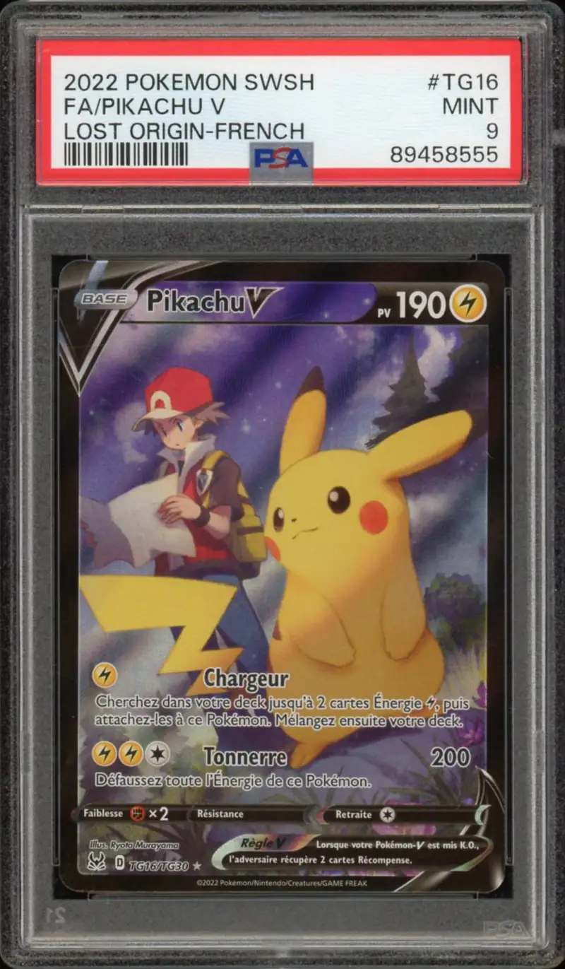PSA 9 Pikachu V
