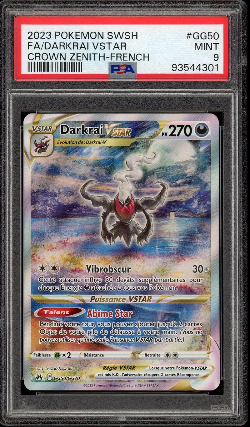 PSA 9 Darkrai VStar