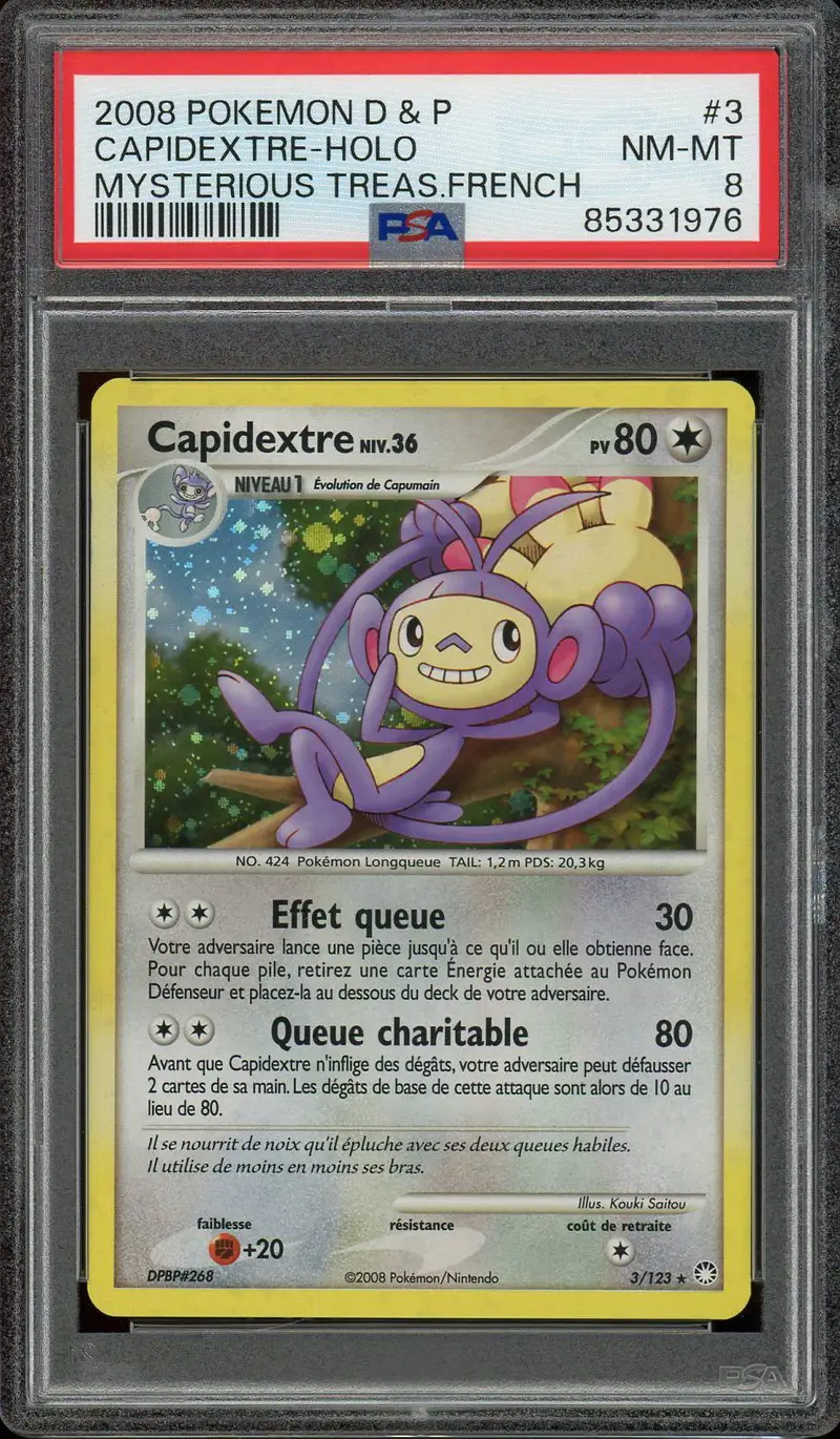 PSA 8 Capidextre Holo