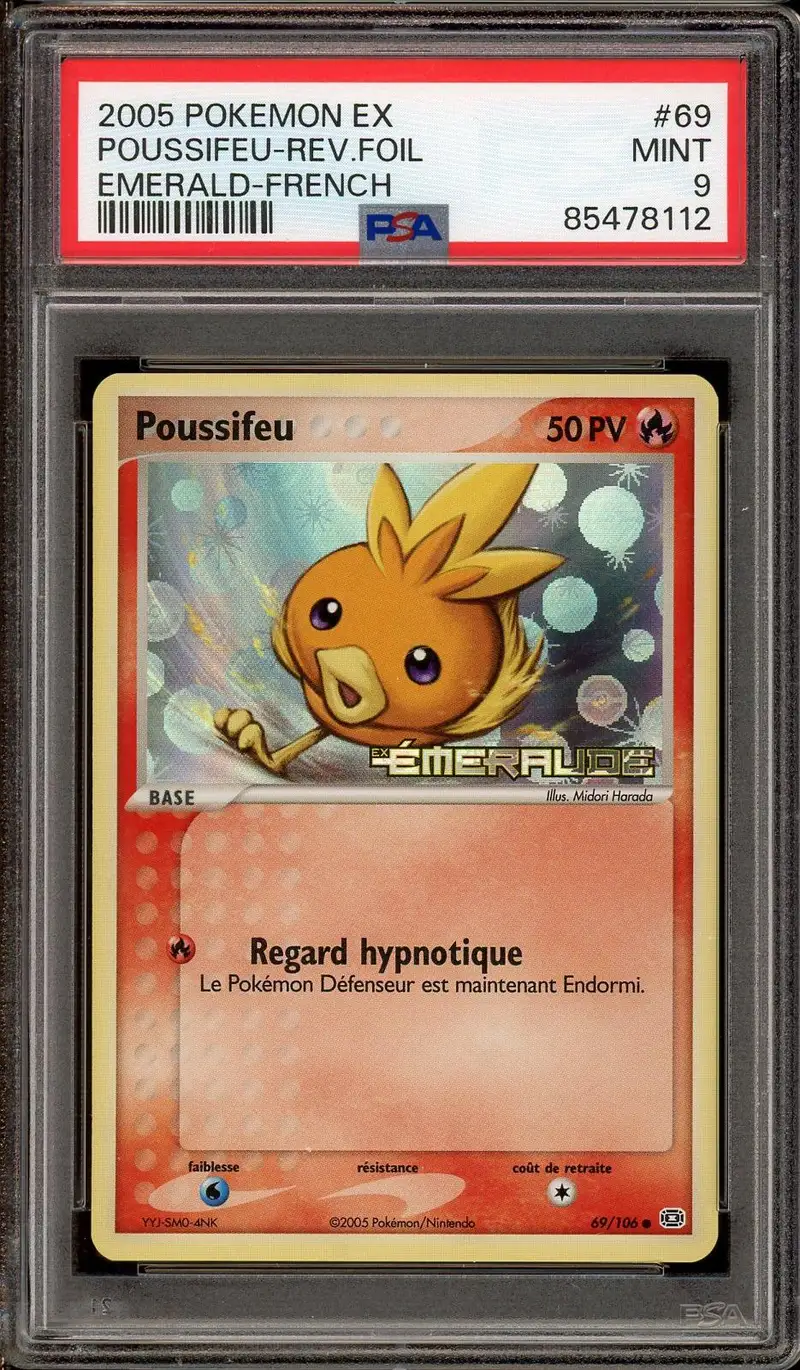 PSA 9 Poussifeu Reverse