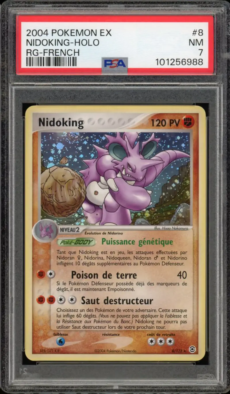 PSA 7 Nidoking Holo