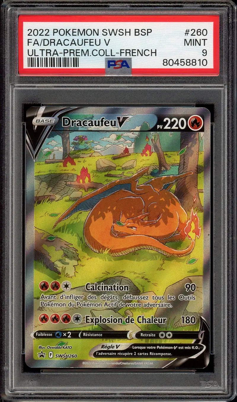 PSA 9 Dracaufeu V