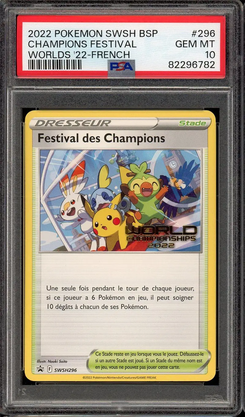 PSA 10 Festival des Champions