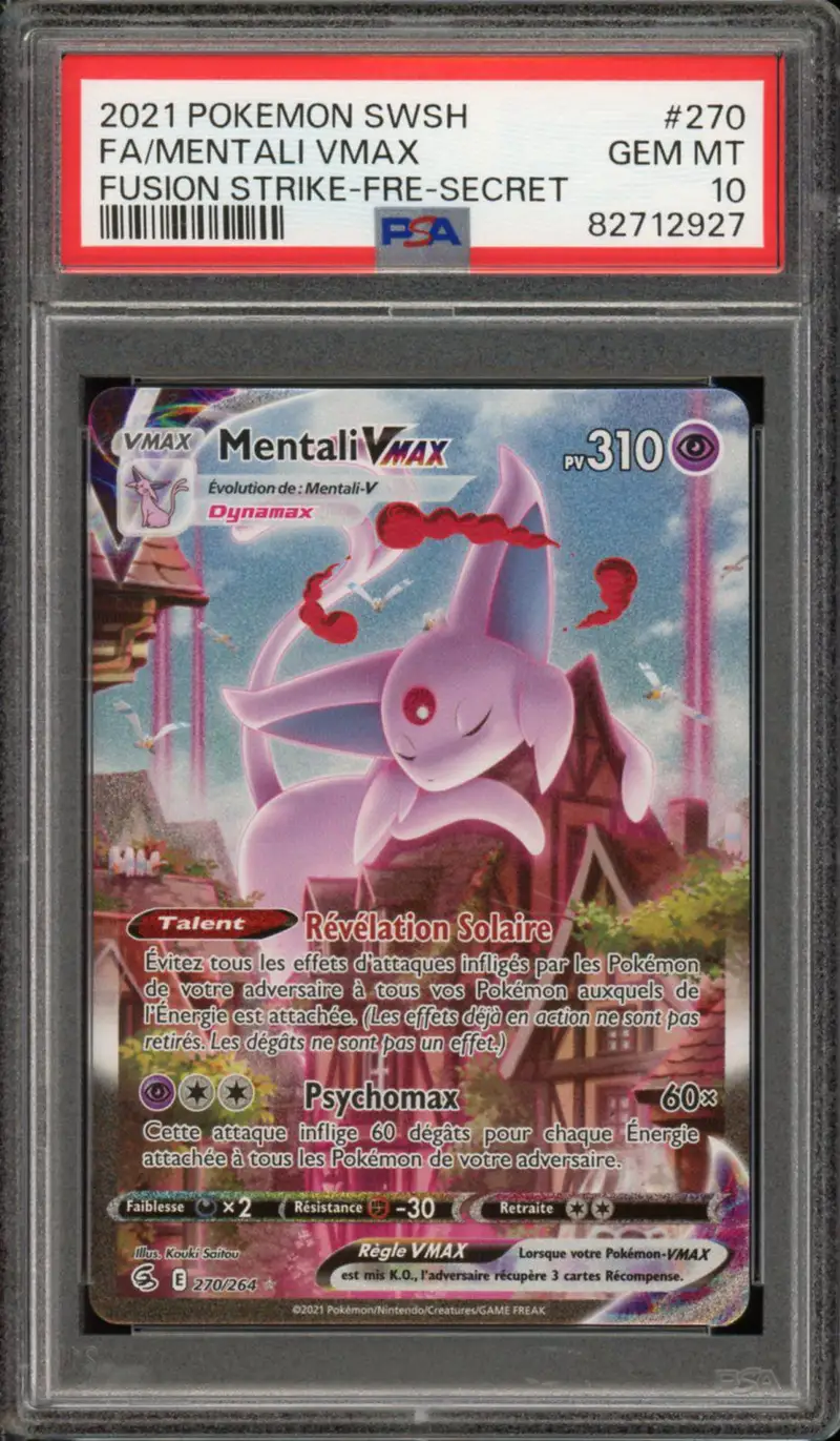 PSA 10 Mentali VMax