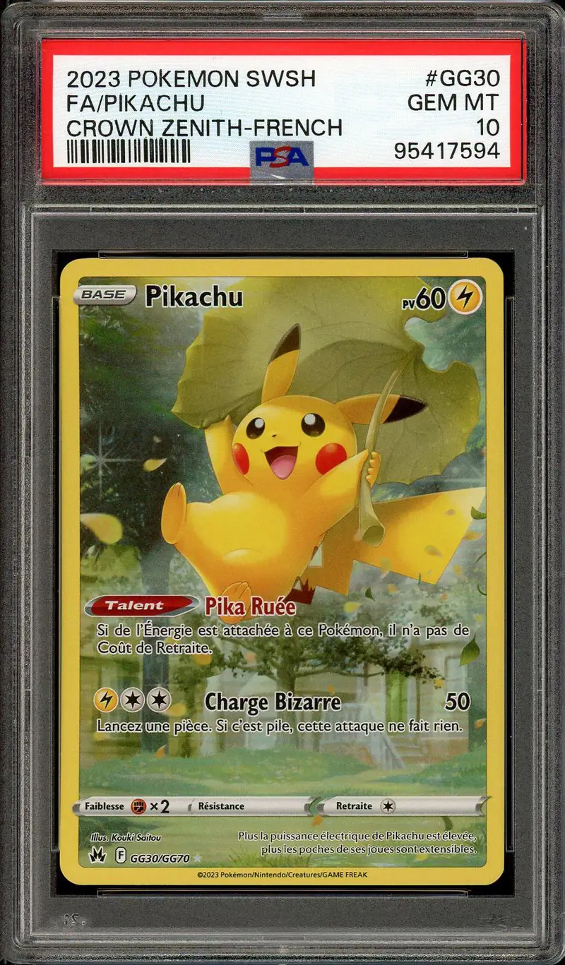 PSA 10 Pikachu
