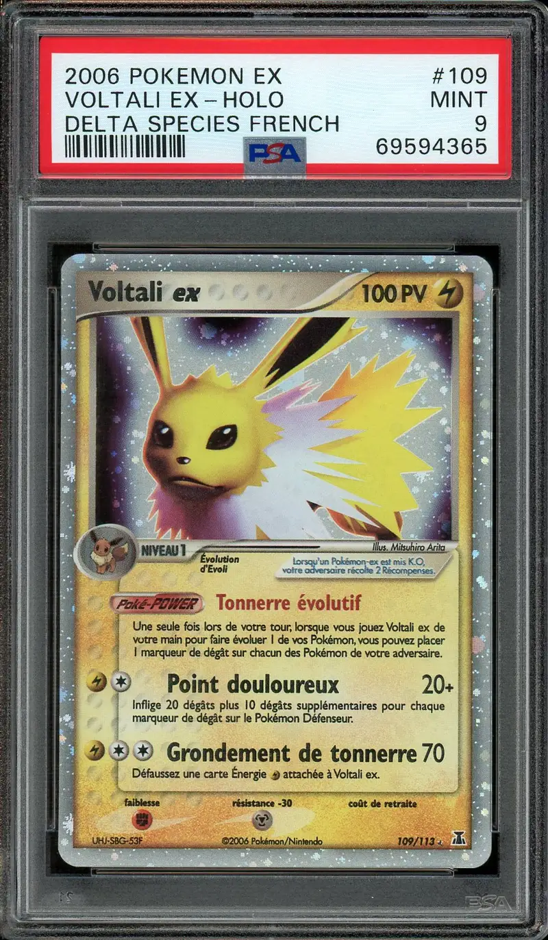 PSA 9 Voltali Ex