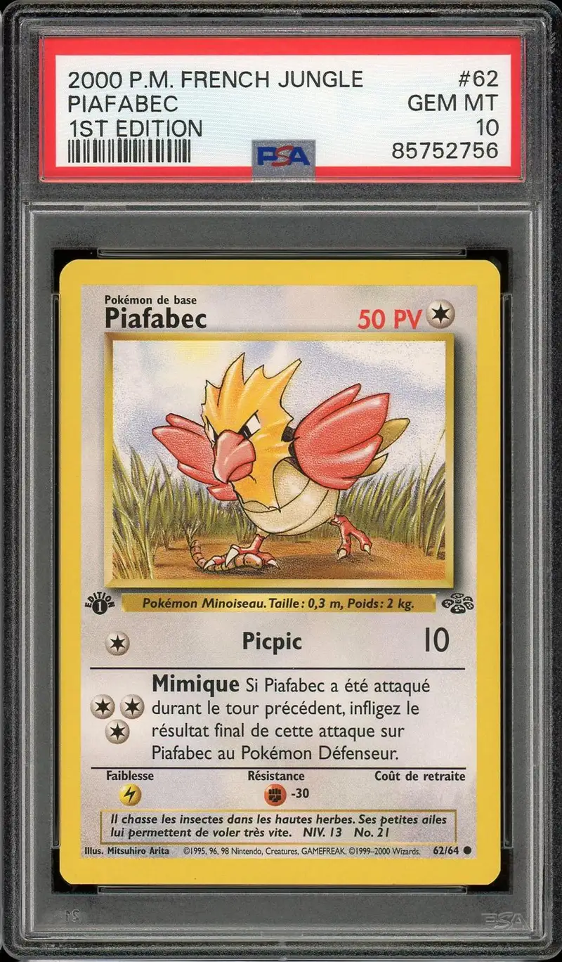 PSA 10 Piafabec
