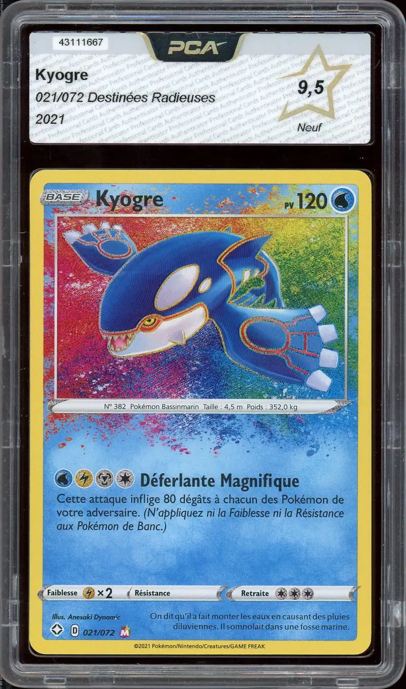 PCA 9.5 Kyogre Holo