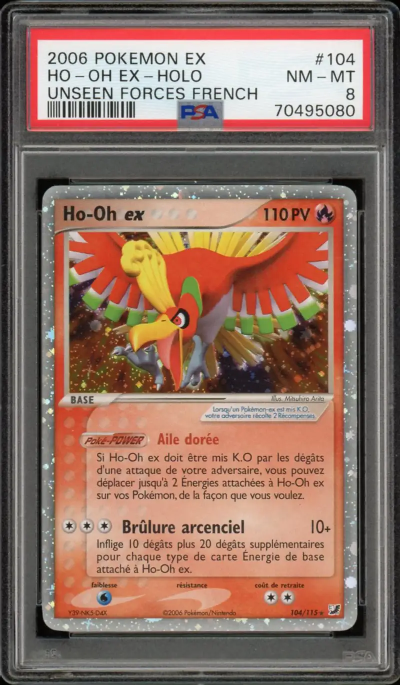PSA 8 Ho-Oh Ex