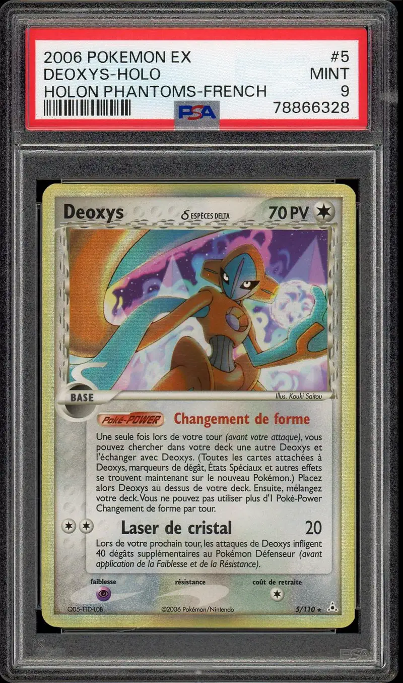 PSA 9 Deoxys Holo