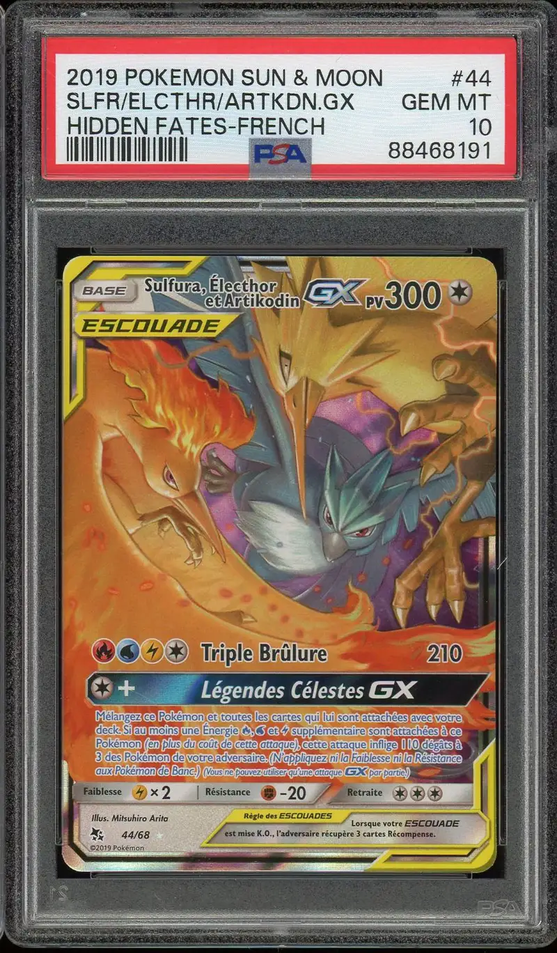 PSA 10 Sulfura, Électhor et Artikodin Gx