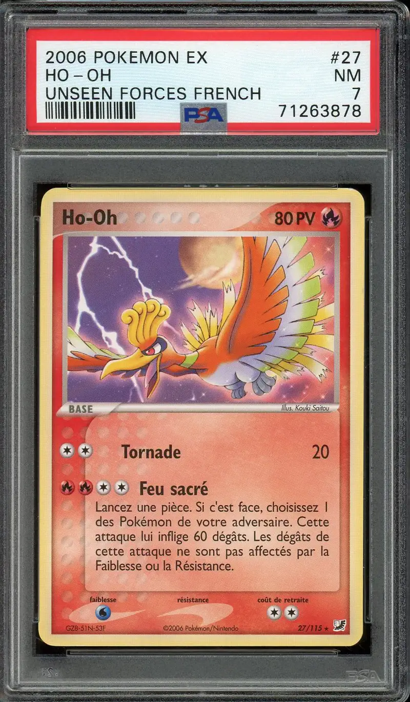 PSA 7 Ho-Oh