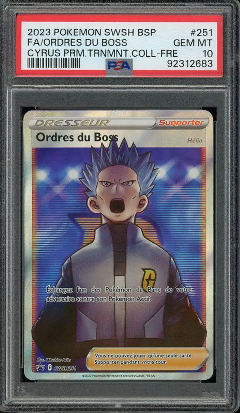 PSA 10 Ordres du Boss Hélio