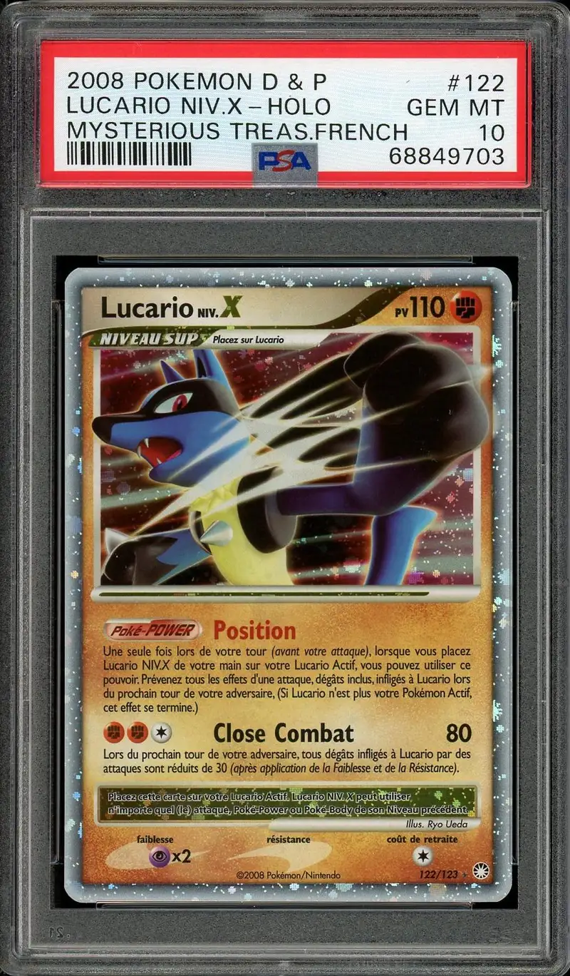 PSA 10 Lucario Niv. X