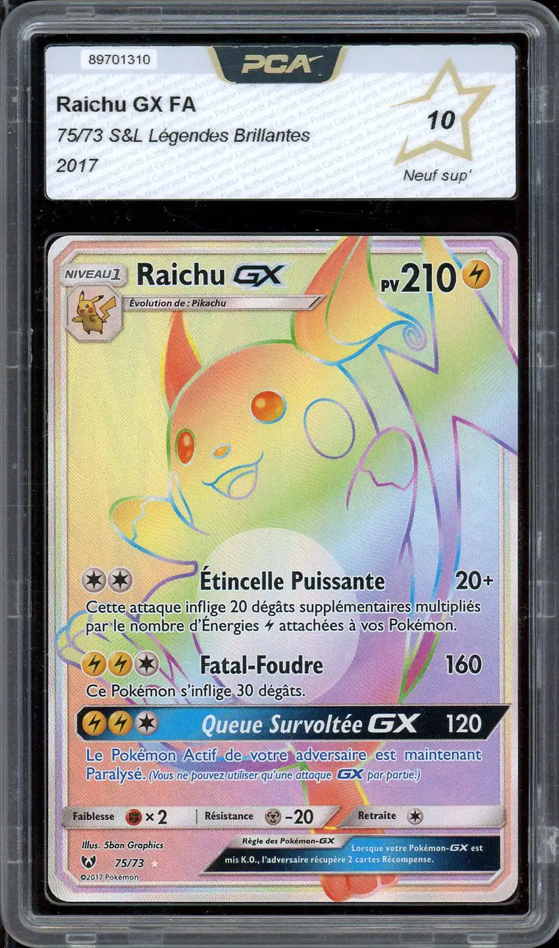 PCA 10 Raichu Gx Rainbow