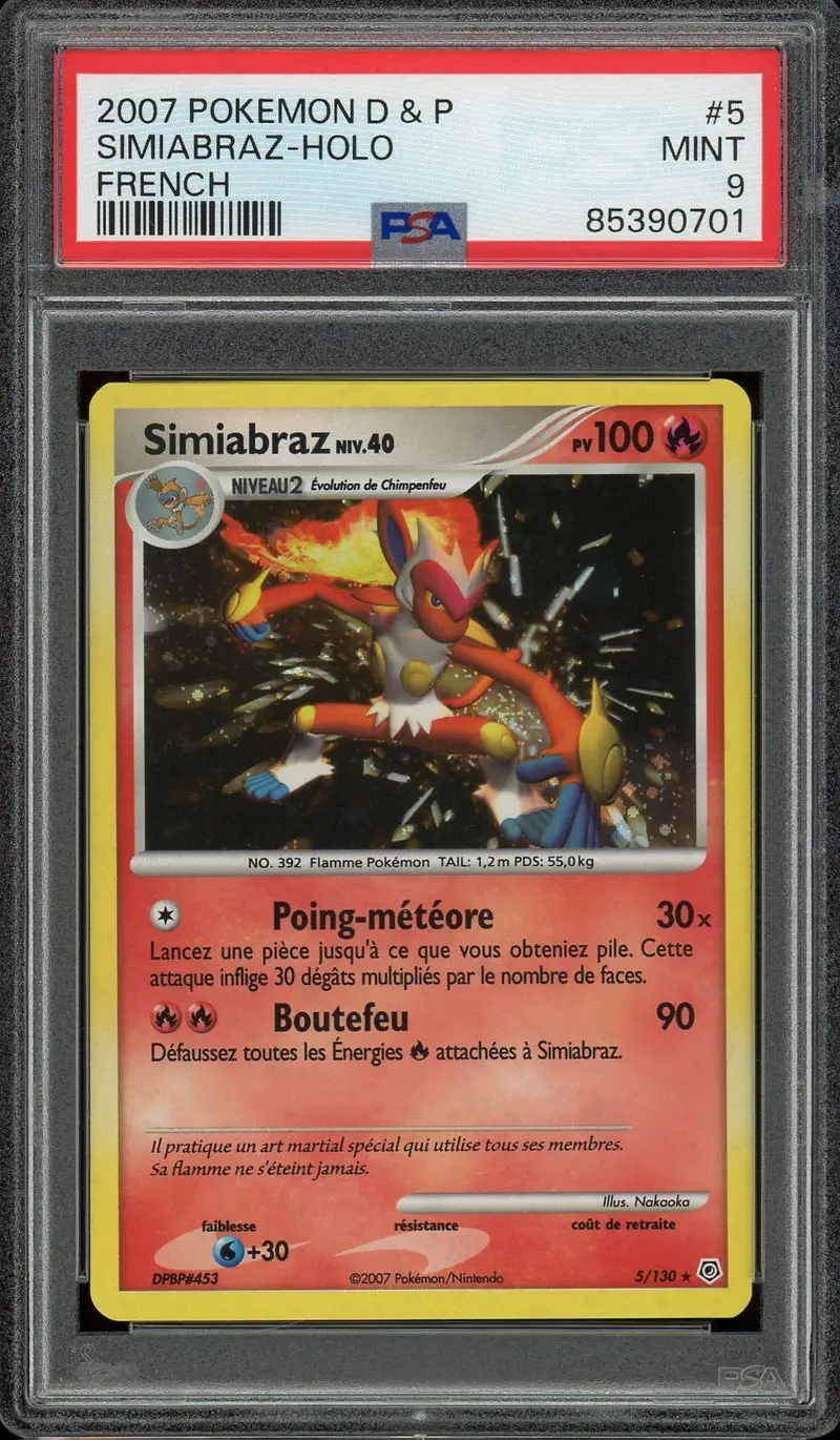 PSA 9 Simiabraz Holo