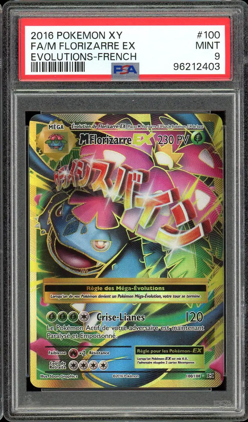 PSA 9 Méga Florizarre Ex