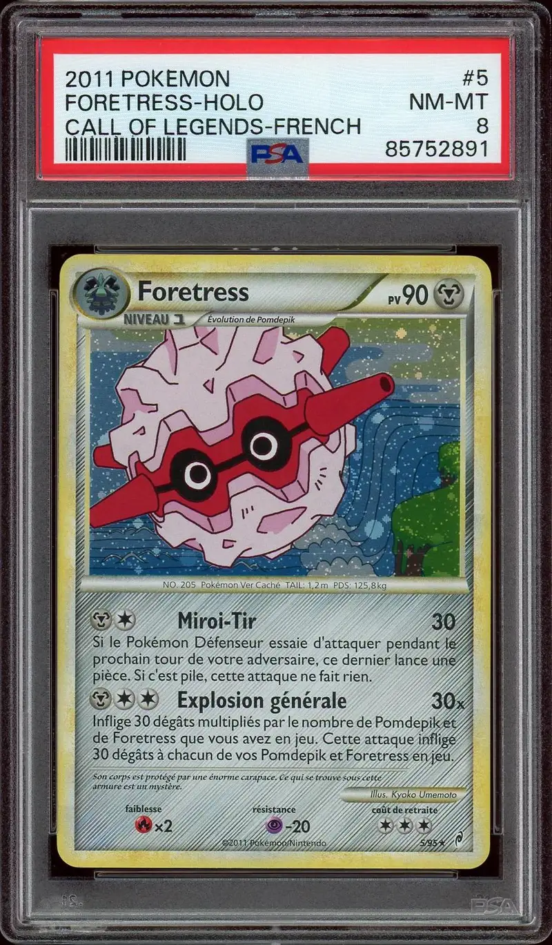 PSA 8 Foretress Holo