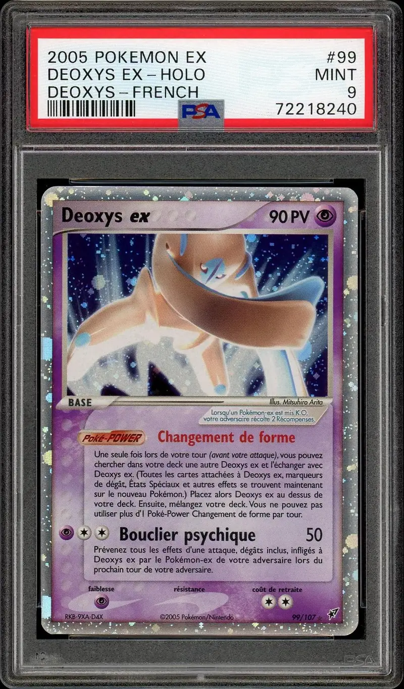 PSA 9 Deoxys Ex