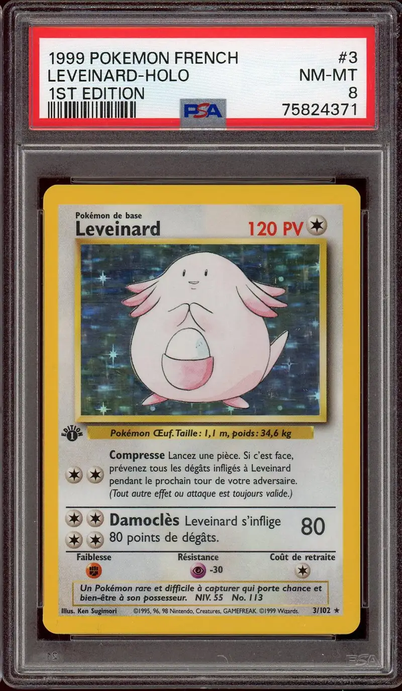 PSA 8 Leveinard Holo