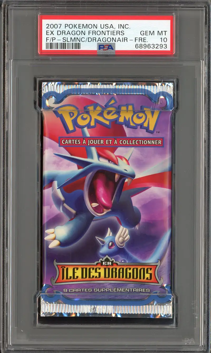 PSA 10 Booster Ex Ile des Dragons