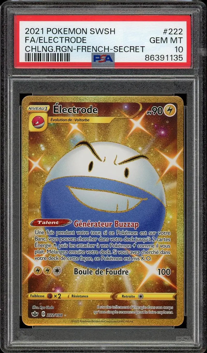 PSA 10 Electrode Gold