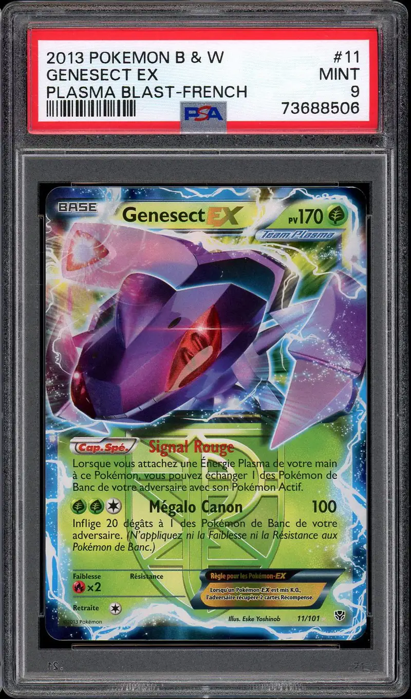PSA 9 Genesect Ex