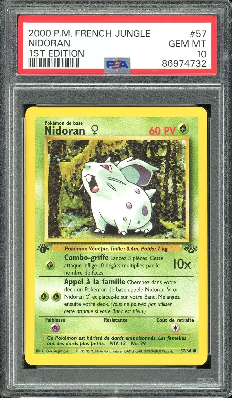 PSA 10 Nidoran