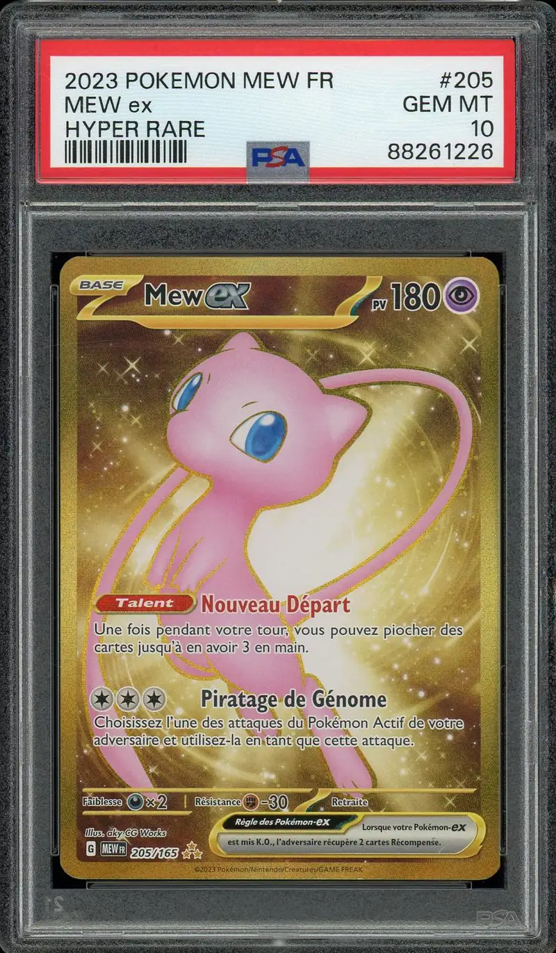 PSA 10 Mew Ex Gold