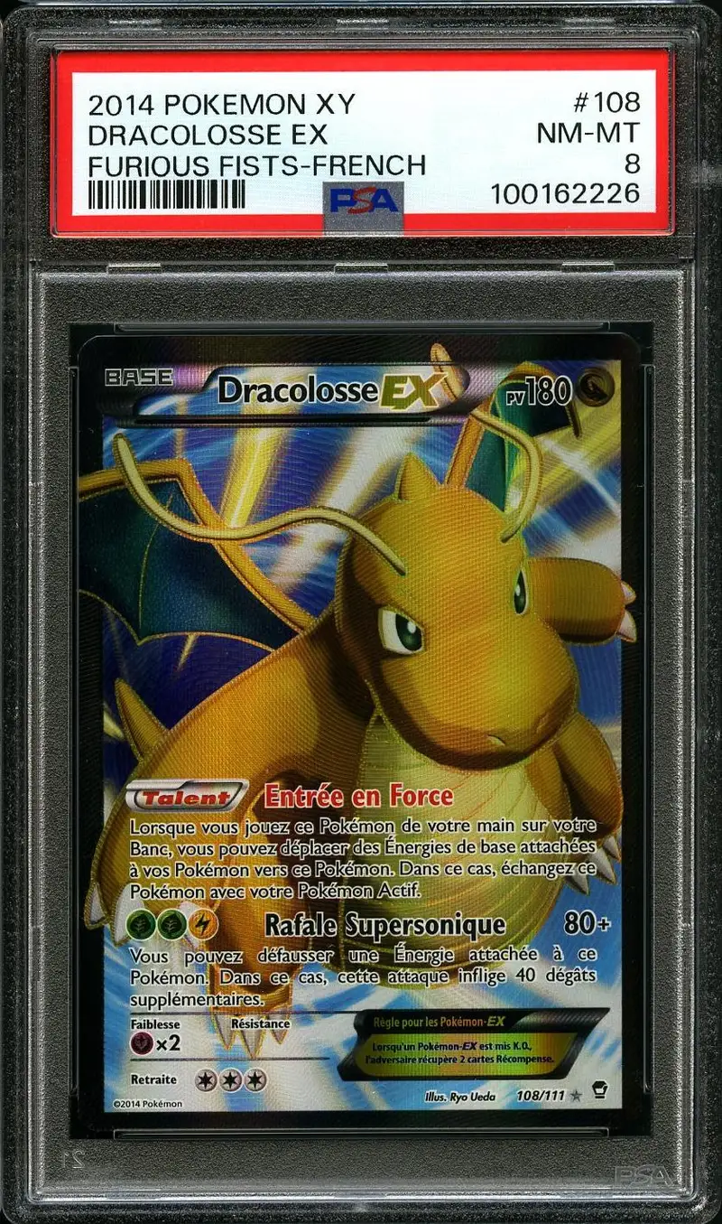 PSA 8 Dracolosse Ex