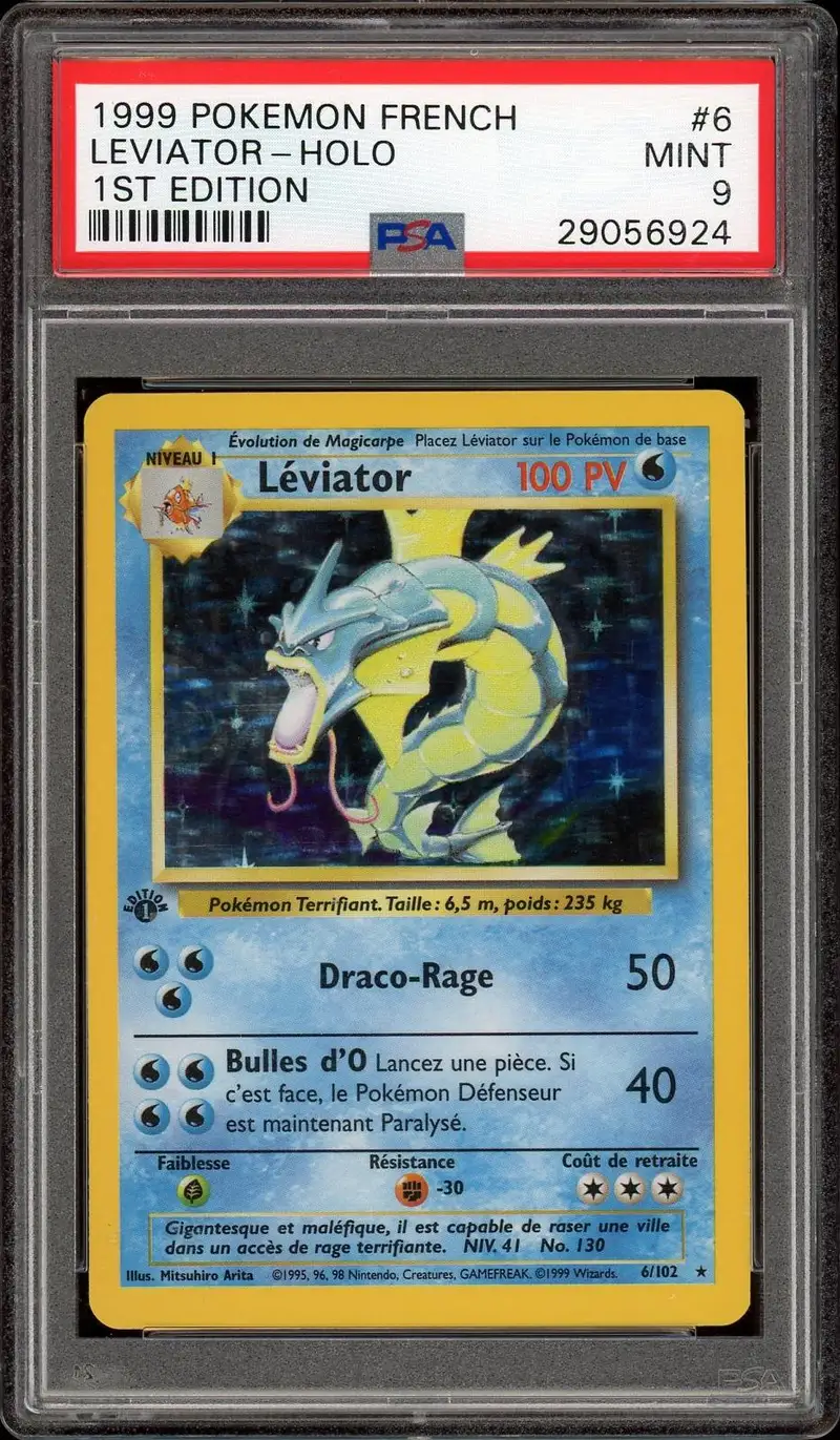 PSA 9 Léviator Holo