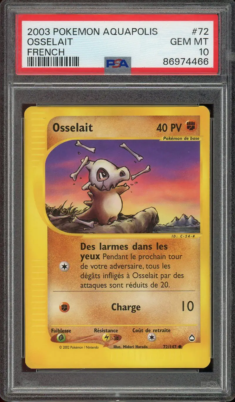 PSA 10 Osselait