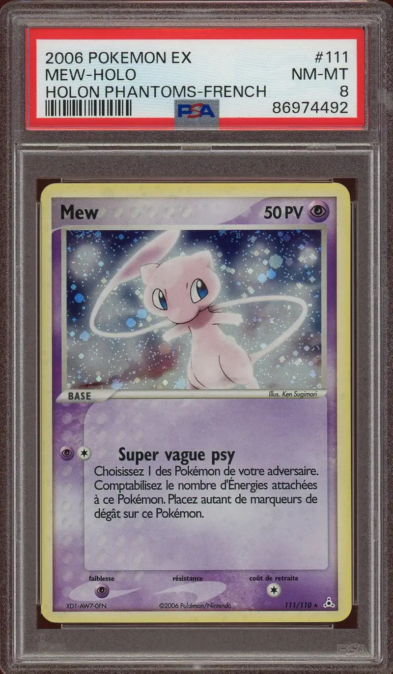 PSA 8 Mew Holo