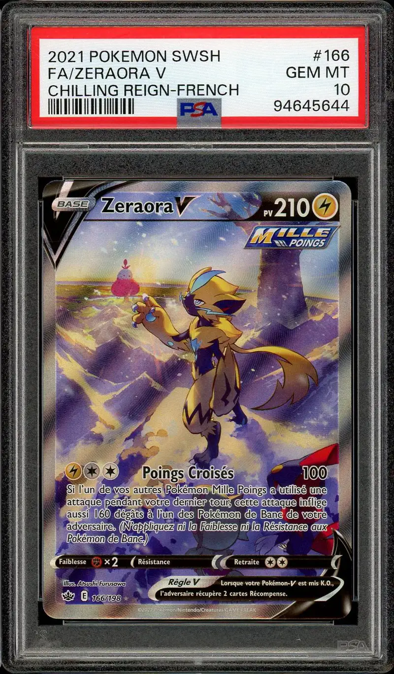 PSA 10 Zeraora V