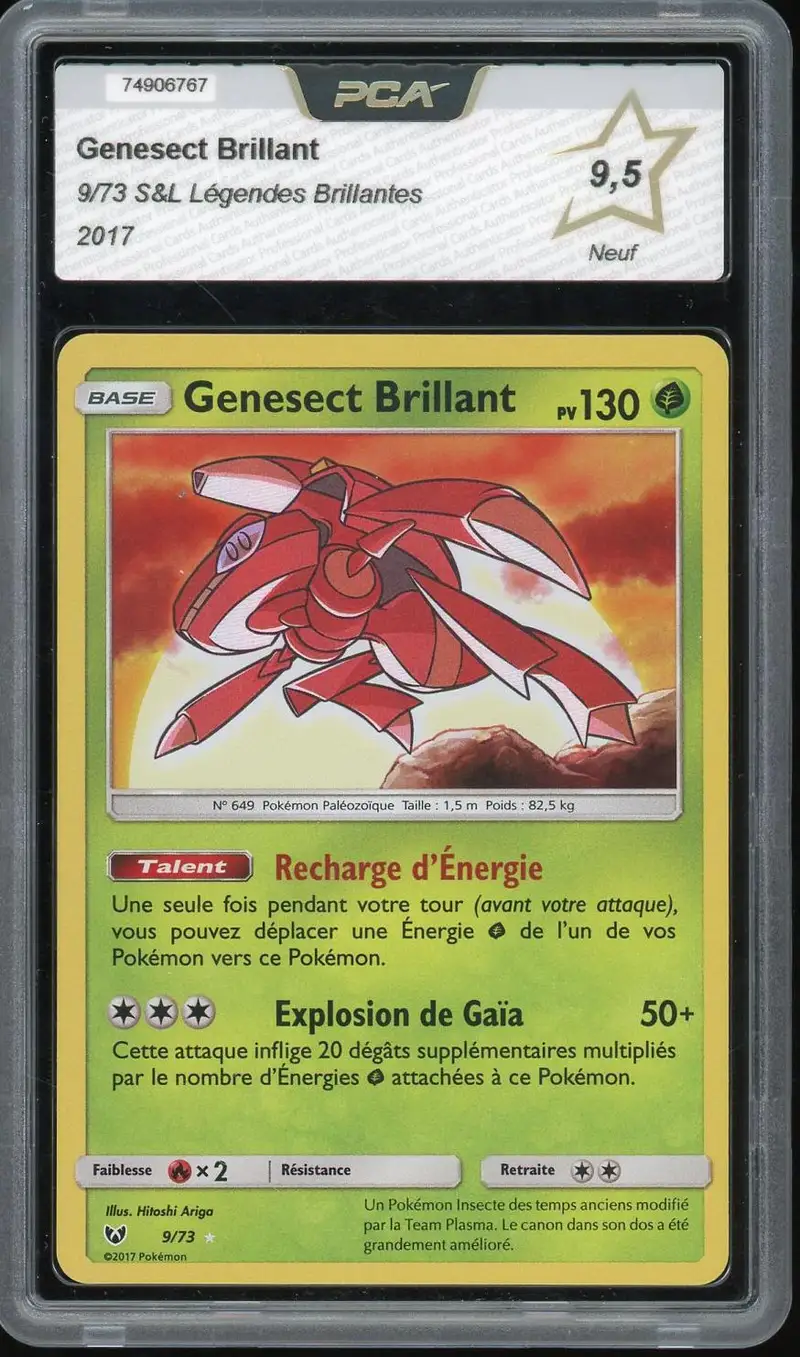 PCA 9.5 Genesect Brillant