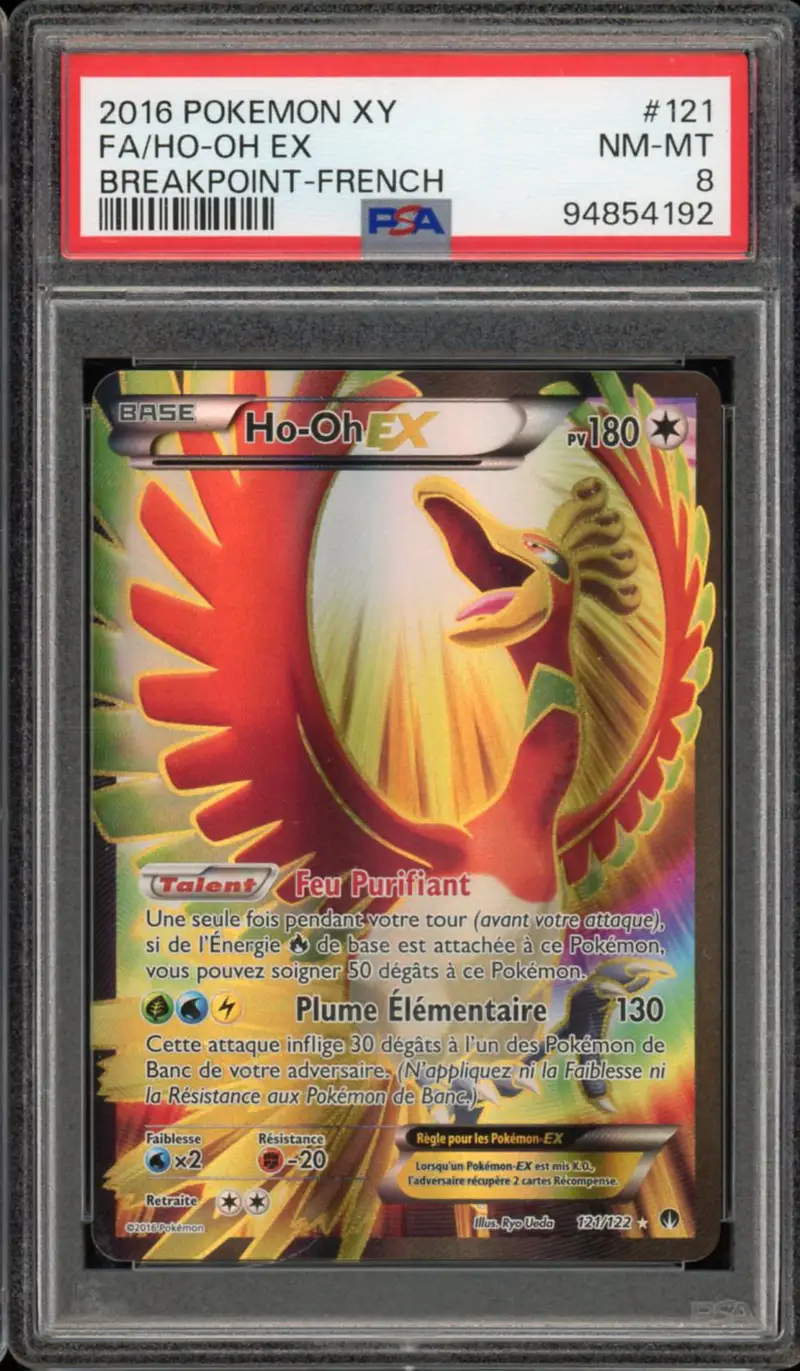 PSA 8 Ho-Oh Ex
