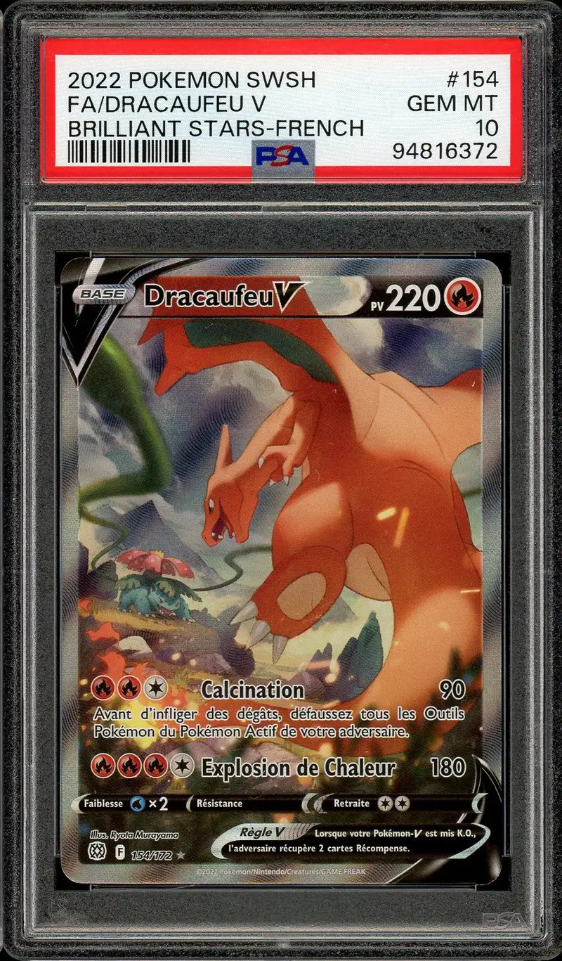PSA 10 Dracaufeu V