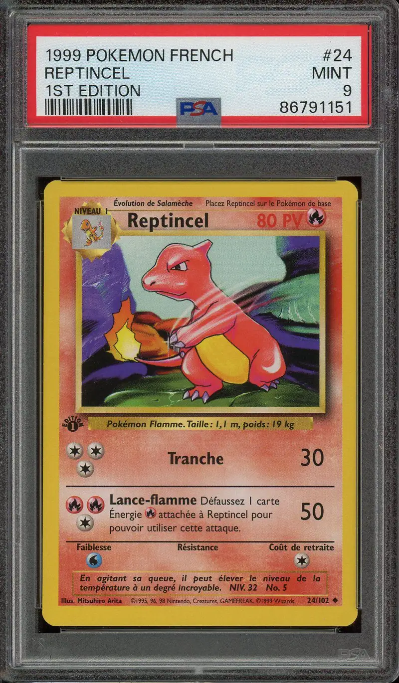 PSA 9 Reptincel