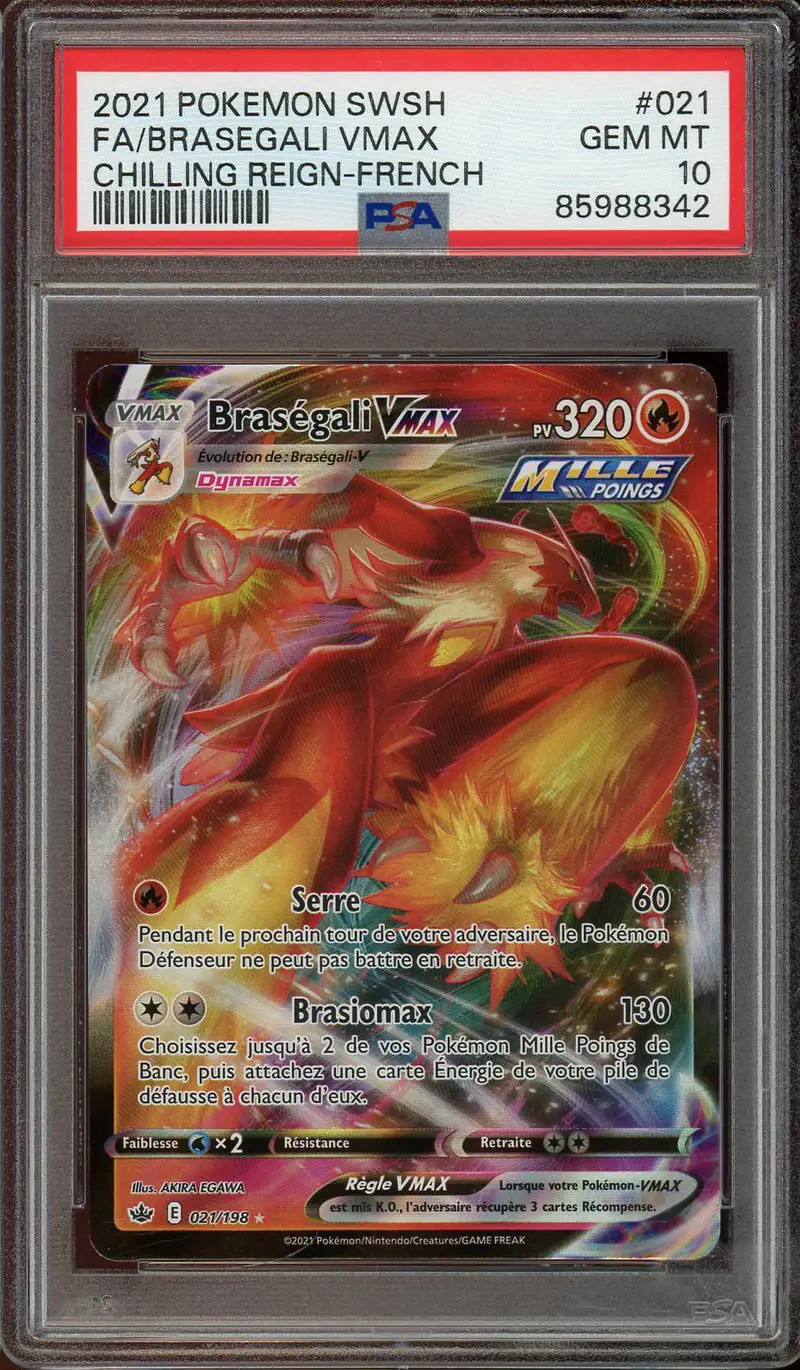 PSA 10 Braségali VMax