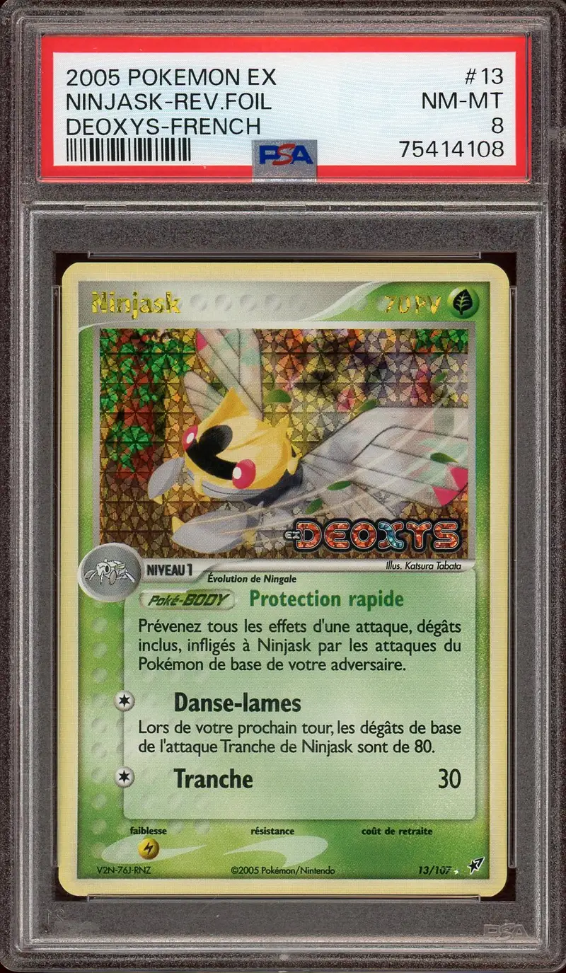 PSA 8 Ninjask Holo Reverse
