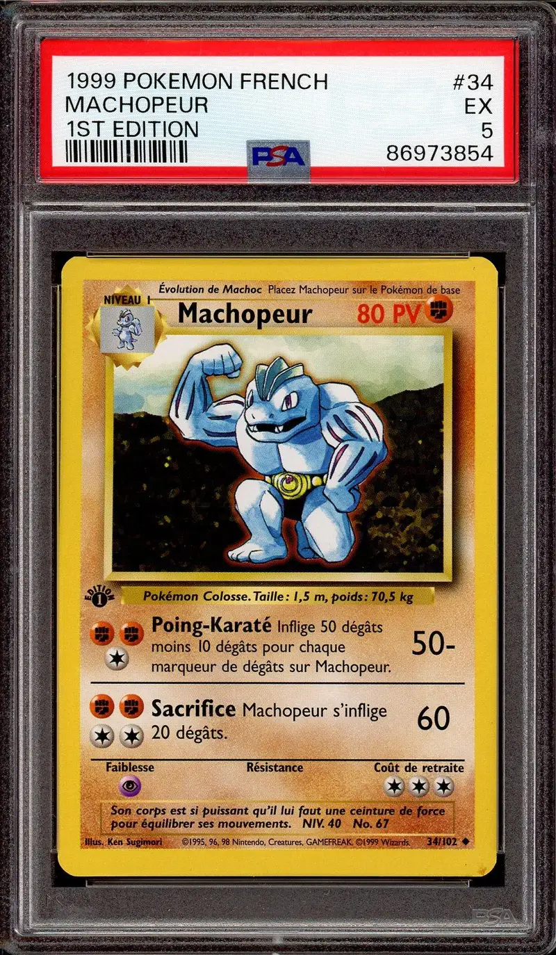 PSA 5 Machopeur