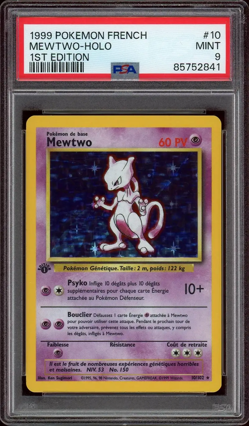 PSA 9 Mewtwo Holo