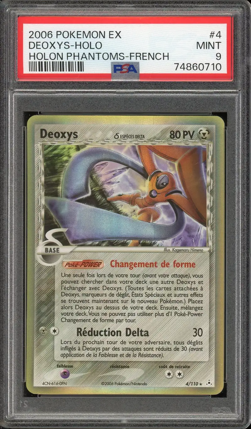 PSA 9 Deoxys Holo