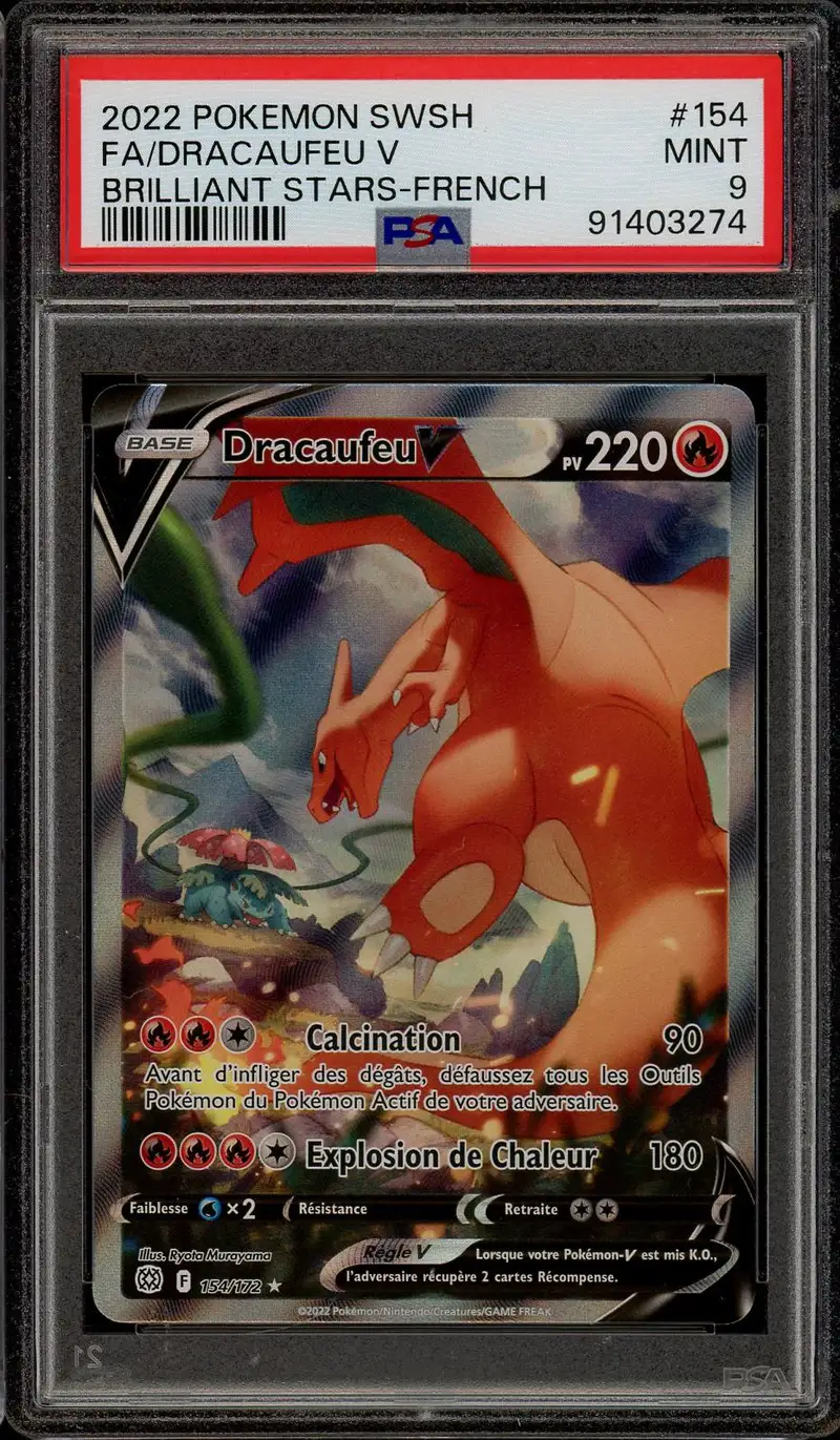 PSA 9 Dracaufeu V