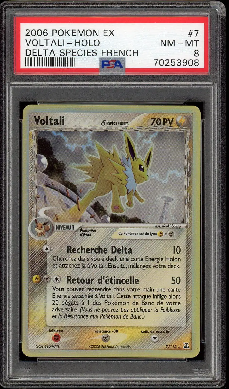 PSA 8 Voltali Holo