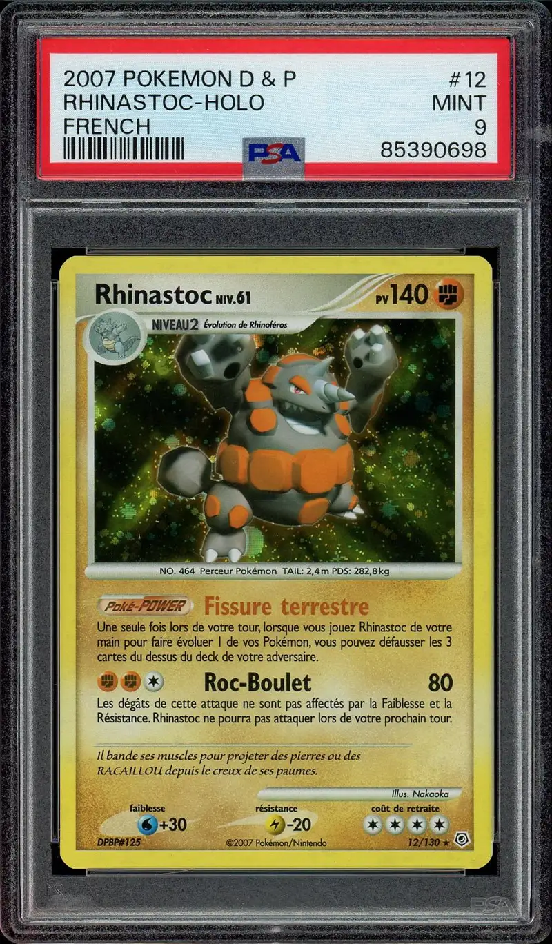 PSA 9 Rhinastoc Holo