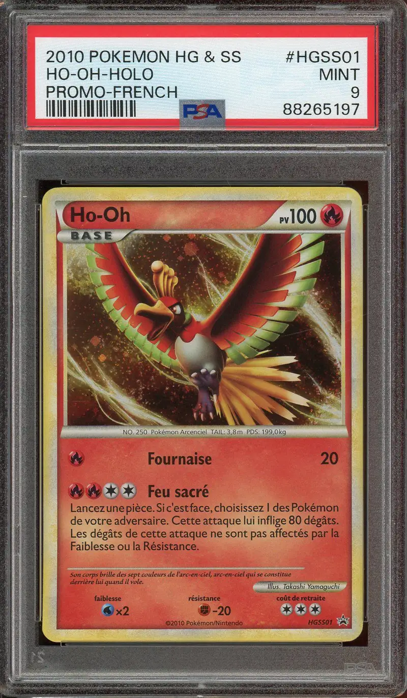 PSA 9 Ho-Oh Holo