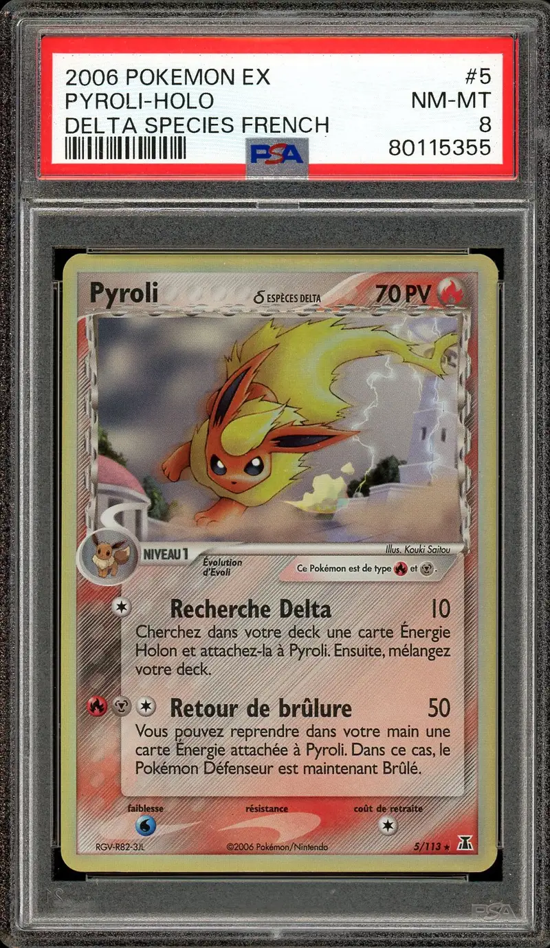 PSA 8 Pyroli Holo