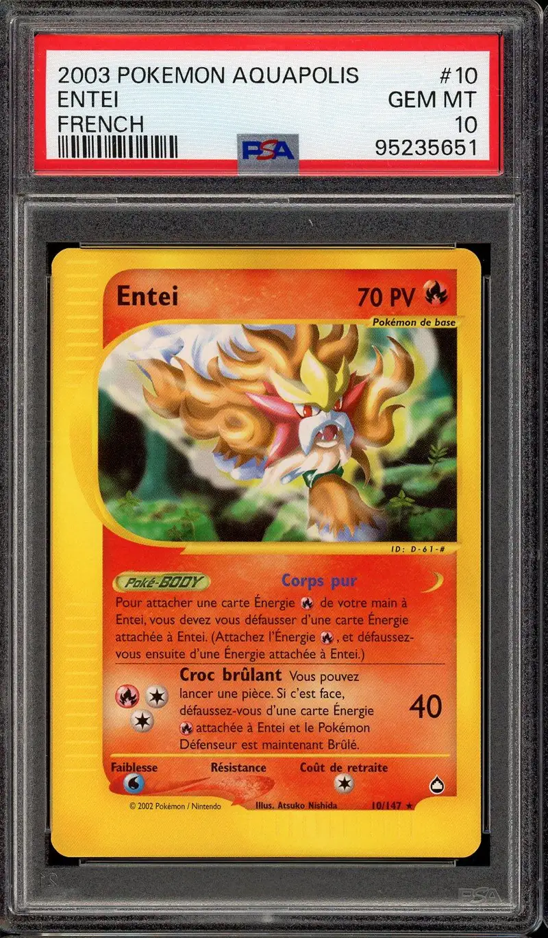 PSA 10 Entei